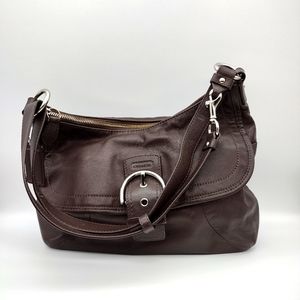 Authentic Coach Brown Leather Handbag/Shoulderbag Purse